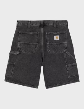 Pantalón Carhartt WIP Double Knee Short Black Ston