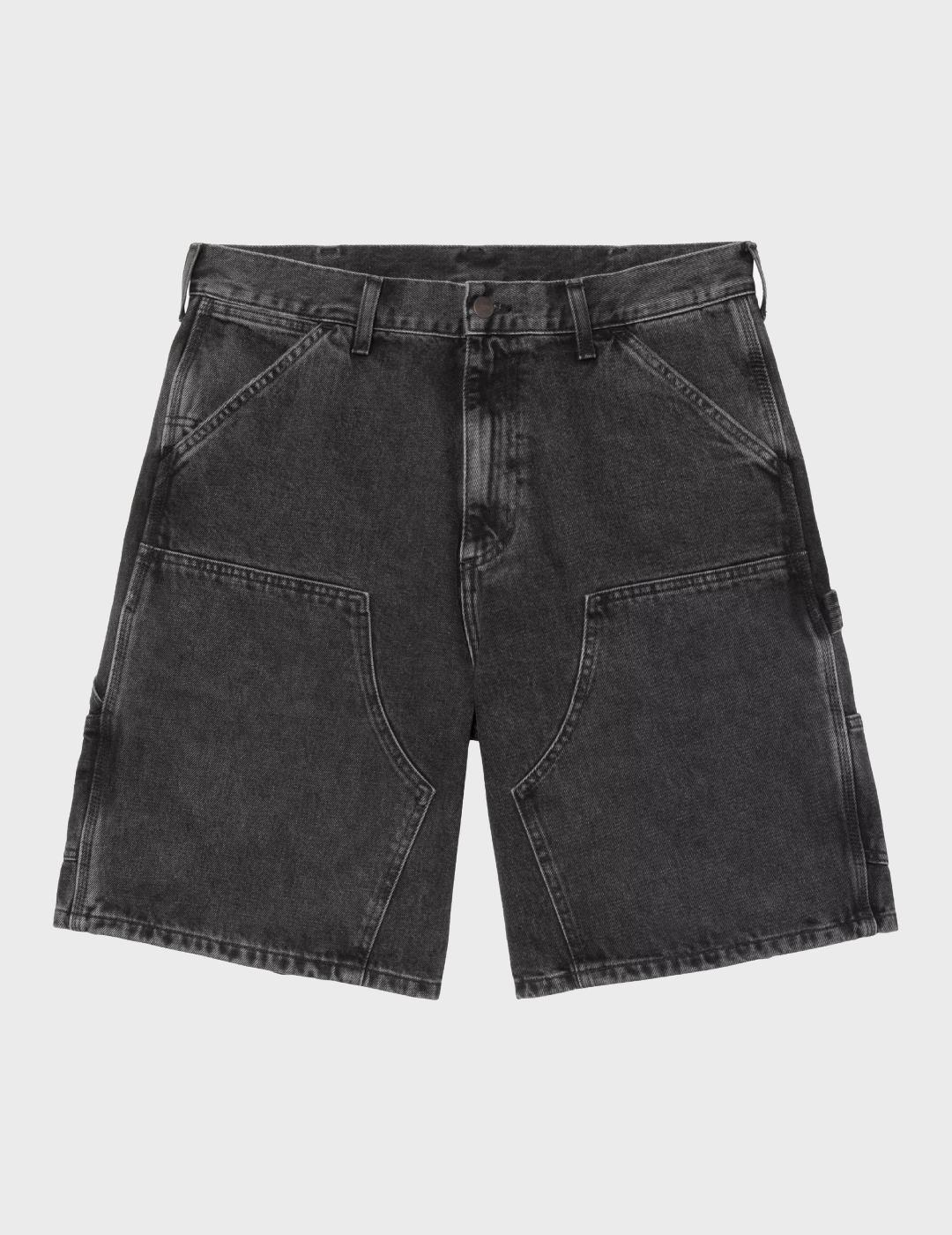Pantalón Carhartt WIP Double Knee Short Black Ston