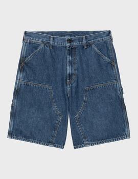 Pantalón Carhartt WIP Double Knee Short Blue Stone