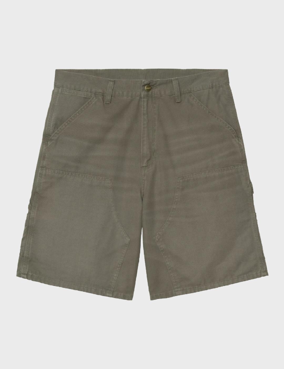 Pantalón Carhartt WIP Double Knee Short Leaf Stone