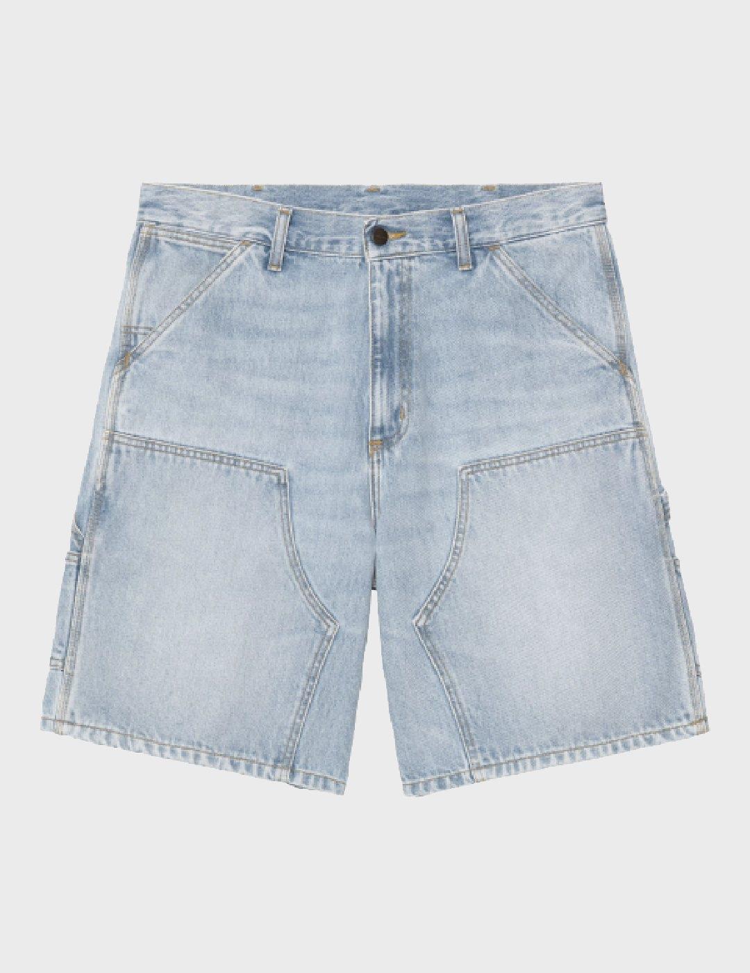 Pantalón Carhartt WIP Double Knee Short Blue Heavy