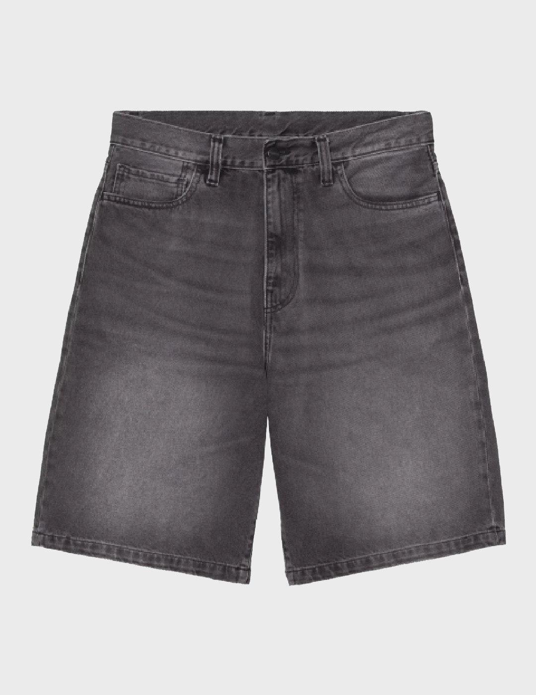 Pantalón Carhartt WIP Landon Short Black Worn Blea