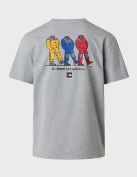 Camiseta The North Face M TNF CEL RX SS TEE GREY
