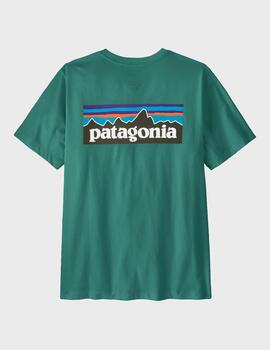 Camiseta Patagonia M's P-6 Logo T-shirt Gem Green