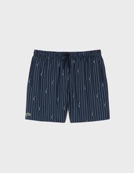 Bañador Lacoste MH1849 00 IY8 Merle/Blanc