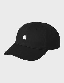 Gorra Carharrt WIP W' Madison Logo Cap Black/Wax