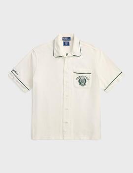 Camisa Ralph Lauren M WIMB White SS CAMP SHIRT M1
