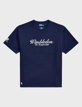 Camiseta Polo Ralph Lauren M WIMB Navy SS CN TEE