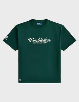 Camiseta Polo Ralph Lauren M WIMB Green SS CN TEE