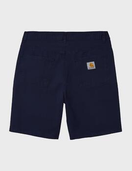 Pantalón Carhartt WIP Newel Short Blue