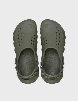 Zuecos Crocks Echo Clog Dusty Olive