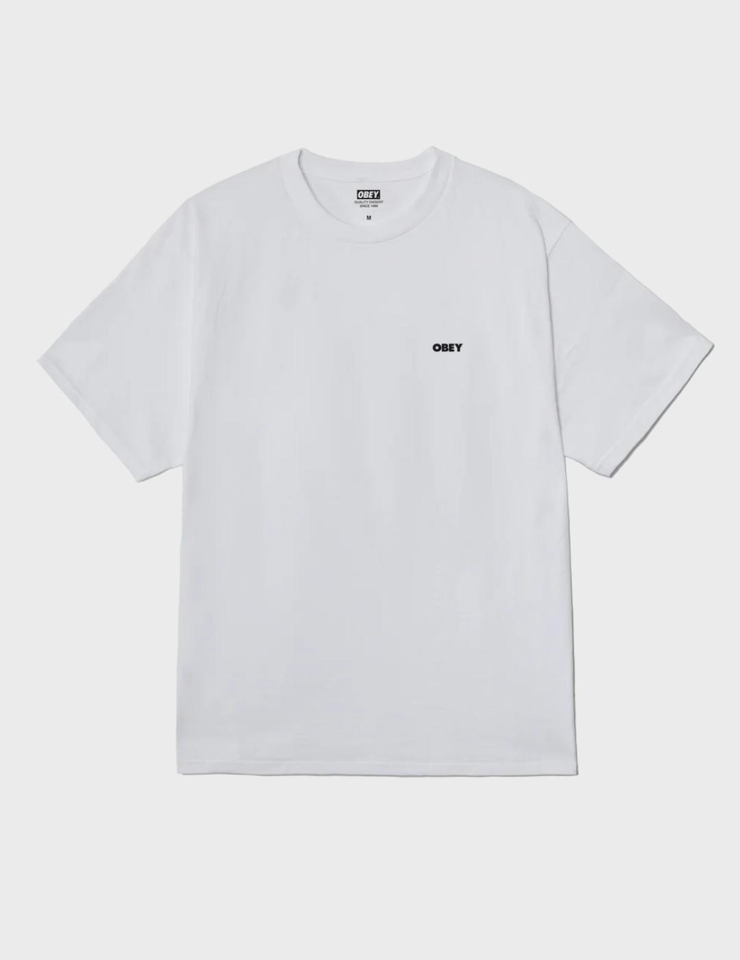 Camiseta Obey Chalky Icon White