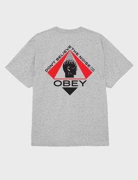 Camiseta Obey Icon Pyramid Heather Grey