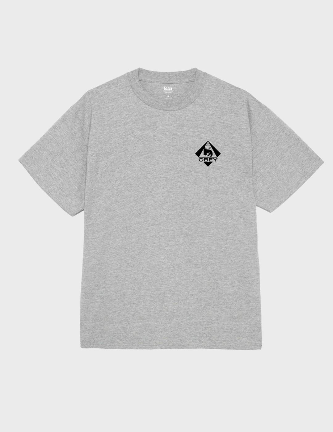 Camiseta Obey Icon Pyramid Heather Grey