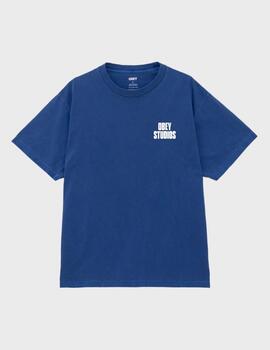 Camiseta Obey Stamped Pigment Electric Indigo