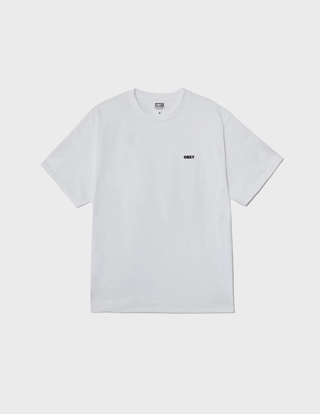 Camiseta Obey Visual Studios Flower White