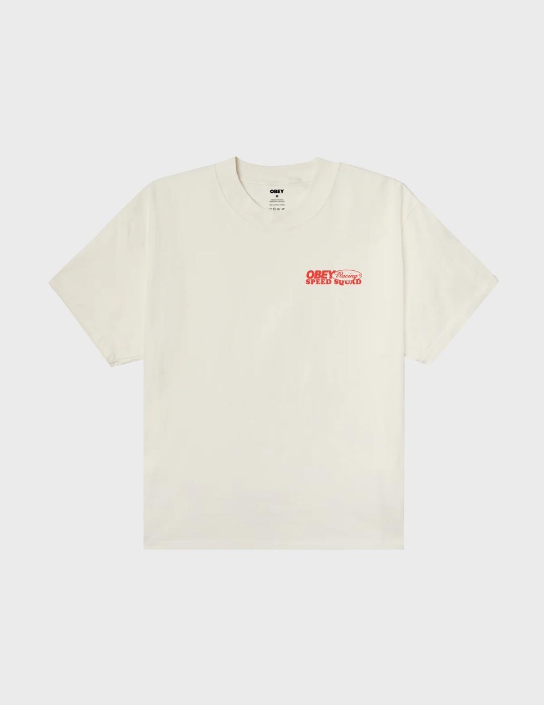Camiseta Obey Speed Squad Vintage White