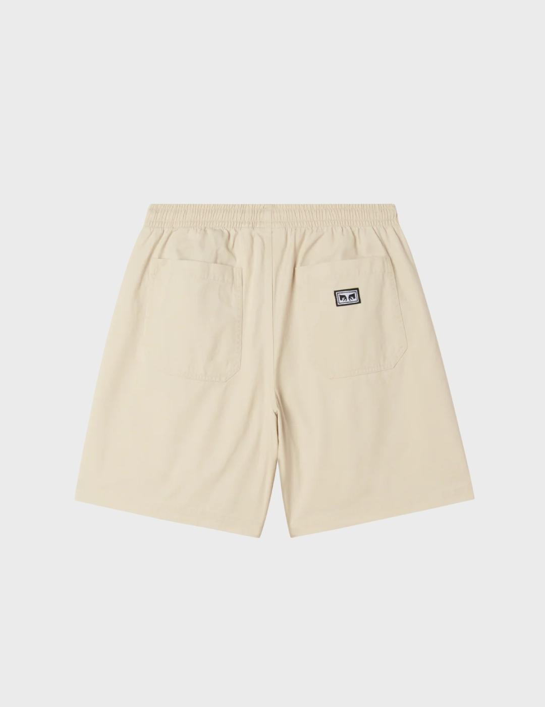 Pantalón Obey Theo Easy Short Birch Faded Wash