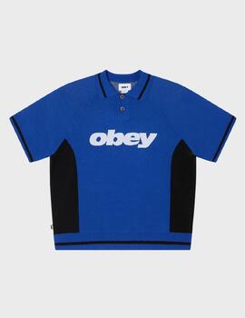 Polo Obey Sport Polo Sweater Blue Multi