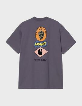 Camiseta Carhartt WIP S/S Stacked Grapes Shady Pur