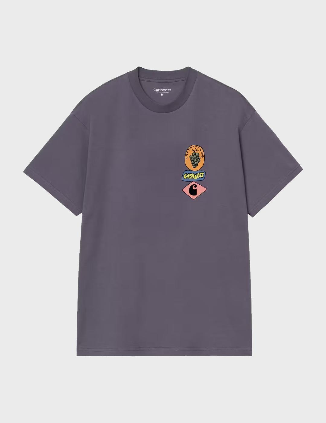 Camiseta Carhartt WIP S/S Stacked Grapes Shady Pur