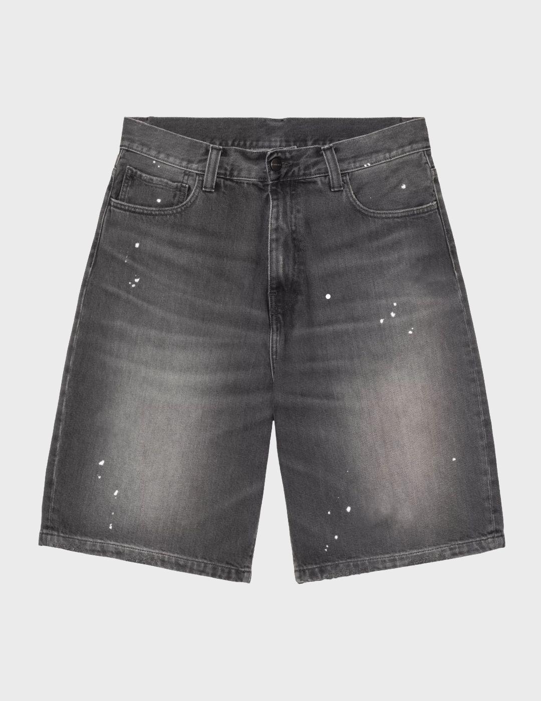 Pantalones Carhartt WIP Landon Short Black Destroy