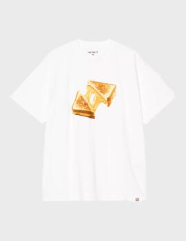 Camiseta Carhart WIP S/S Chease Toast T-shirt Whit