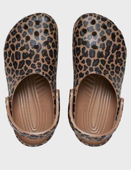 Zuecos Crocs Classic Animal Clog U Leopard