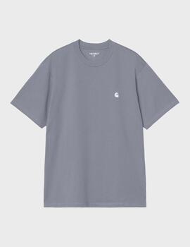 Camiseta Carhartt WIP S/S Madison Shady Blue Wht
