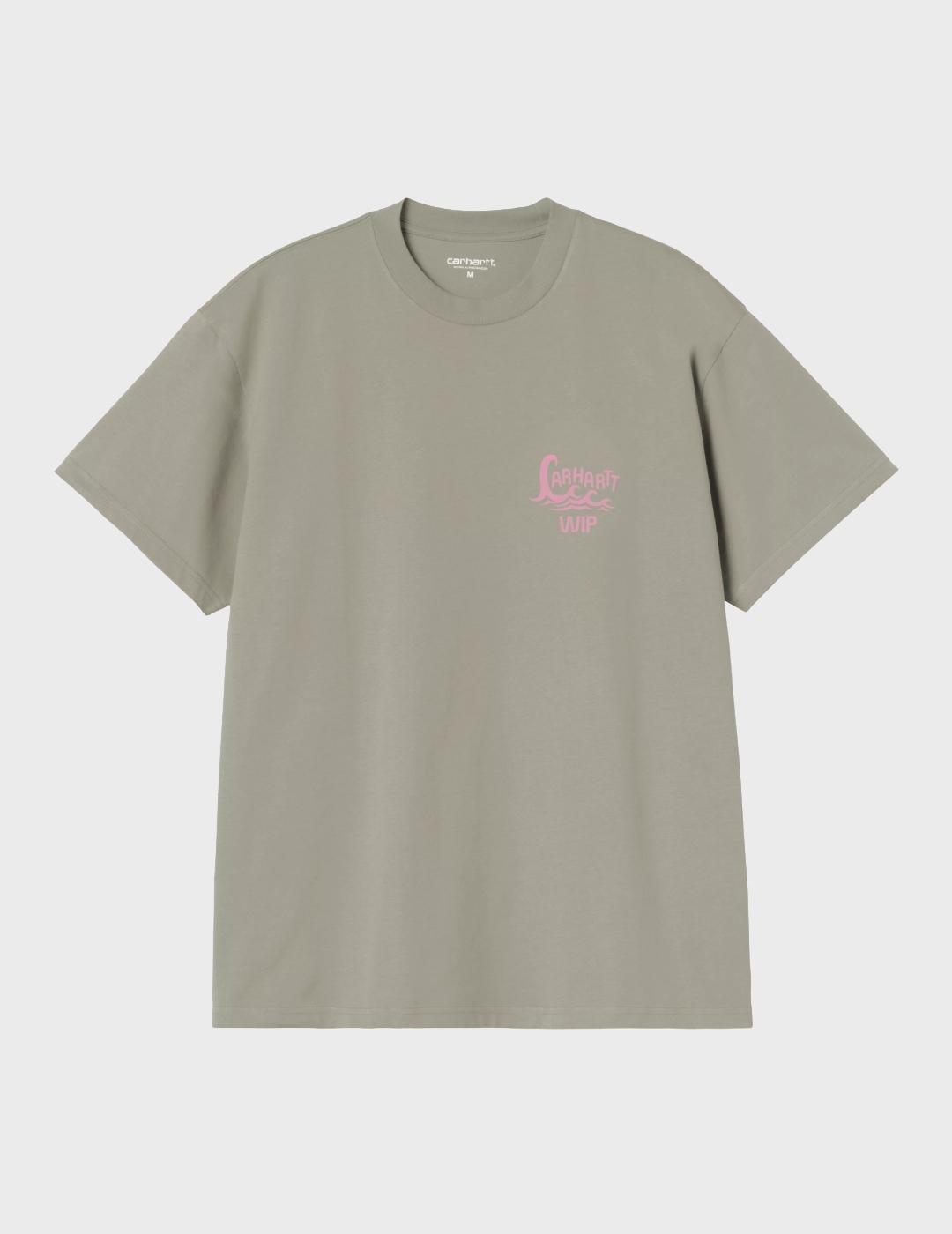 Camiseta Carhartt WIP S/S Waves Shady Green