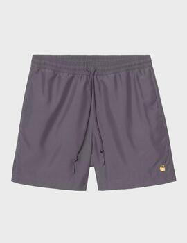 Bañador Carhartt WIP Chase Swim Trunks Shady Purpl