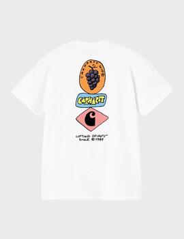 Camiseta Carhatrtt Satcked Grapes T-Shirt White