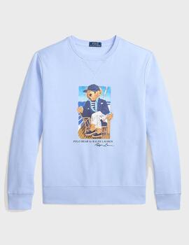 Sudadera Polo Ralph Lauren Bear Blue LSCNM4