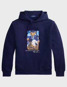 Sudadera Polo Ralph Lauren Bear Navy LSPOHOODM6