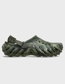 Zueco Crocs Echo Marbled Clog Dusty Olive