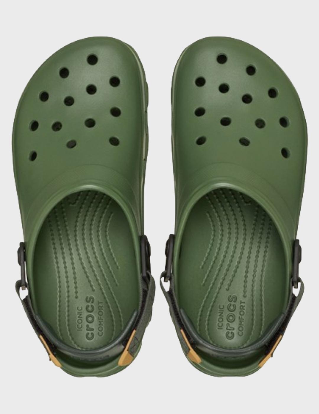 Zuecos Crocs All Terrain Clogb Army Green