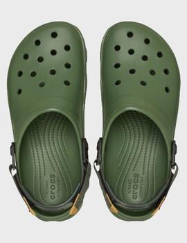 Zuecos Crocs All Terrain Clogb Army Green