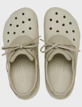 Zuecos Crocs Classic Boat Shoe Bone