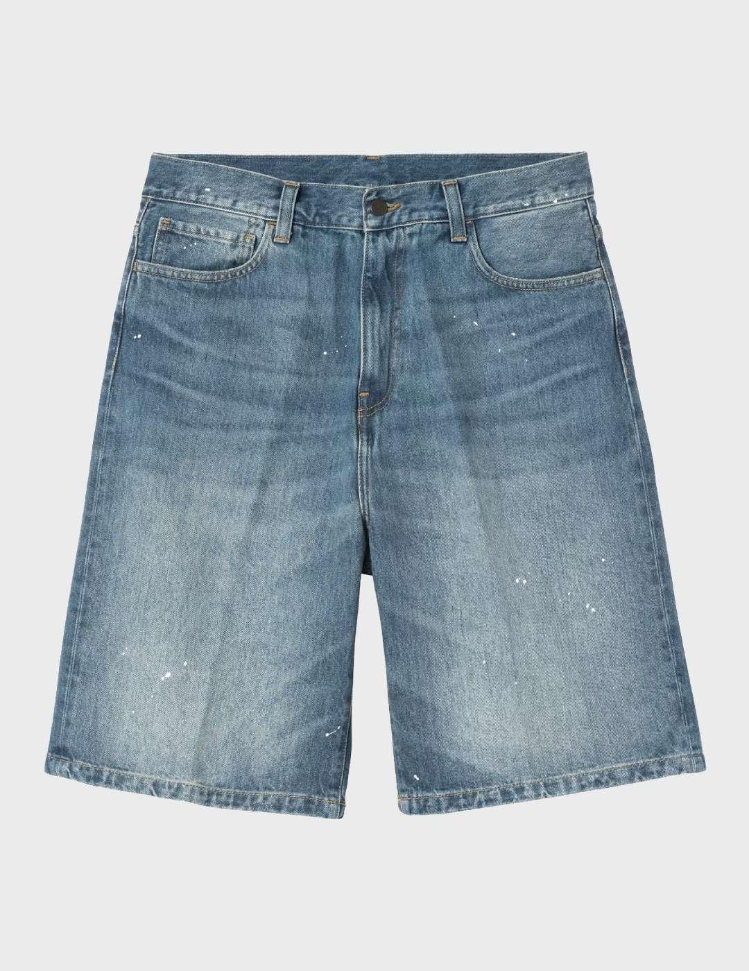 Pantalones Carhartt WIP Landon Short Blue Destroy