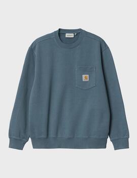 Sudadera Carhartt WIP Pocket Sweat StormeBlueG