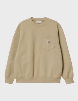 Sudadera Carhartt WIP Pocket Sweat AmmoniteGD