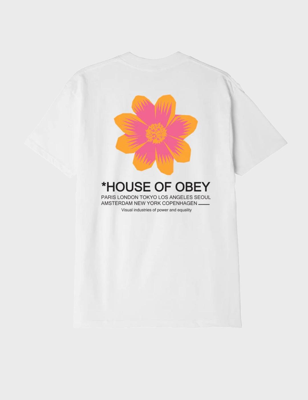 Camiseta Obey House Of Obey Flower