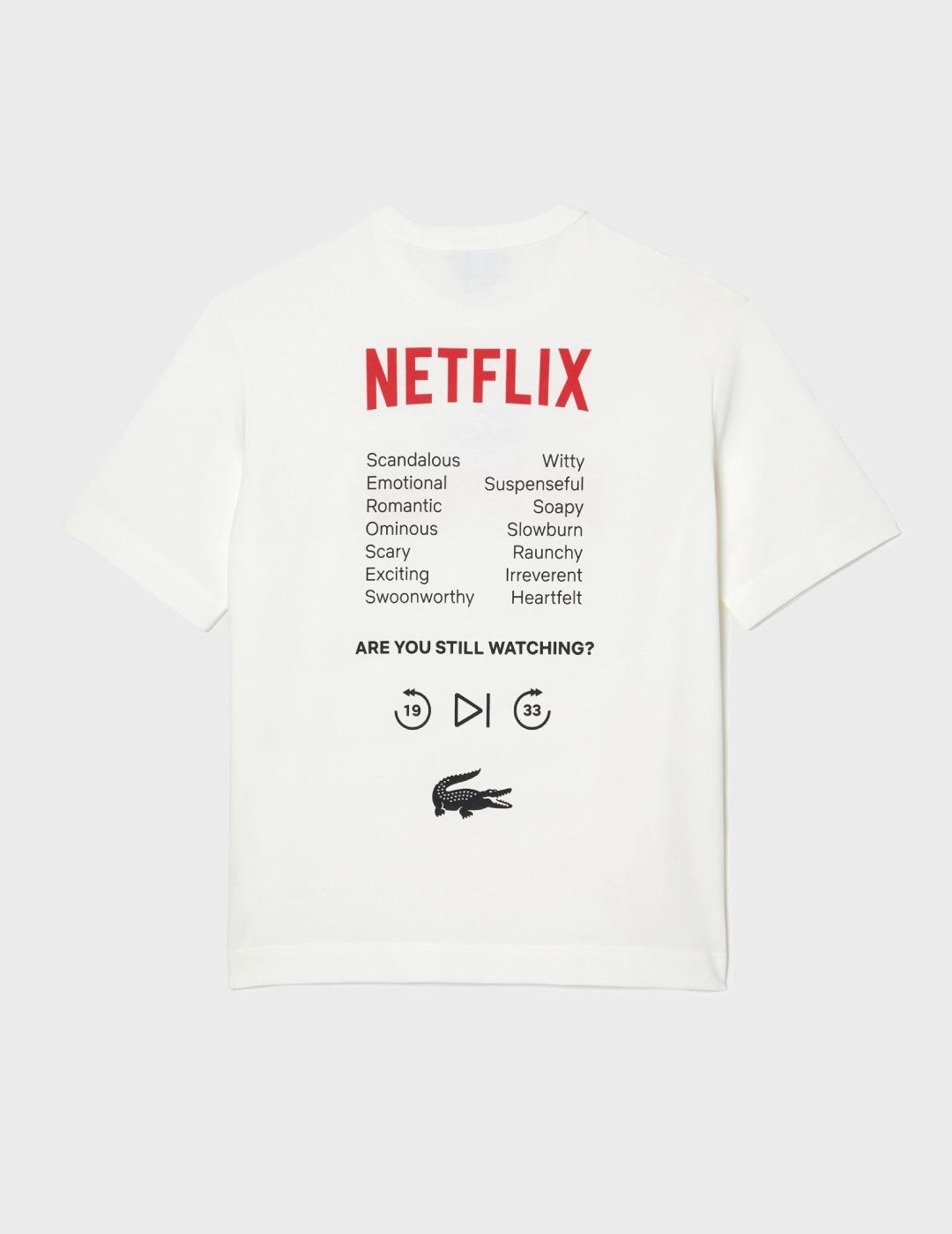 Camiseta Lacoste x Netflix TH7343-00