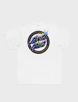 Camiseta Santa Cruz Holo Flamed Dot White