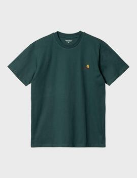 Camiseta Carhartt Wip S/S American Script Botanic