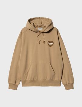 Sudadera Carhartt WIP Hooded Heart Sweat DustyHBro