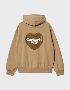 Sudadera Carhartt WIP Hooded Heart Sweat DustyHBro