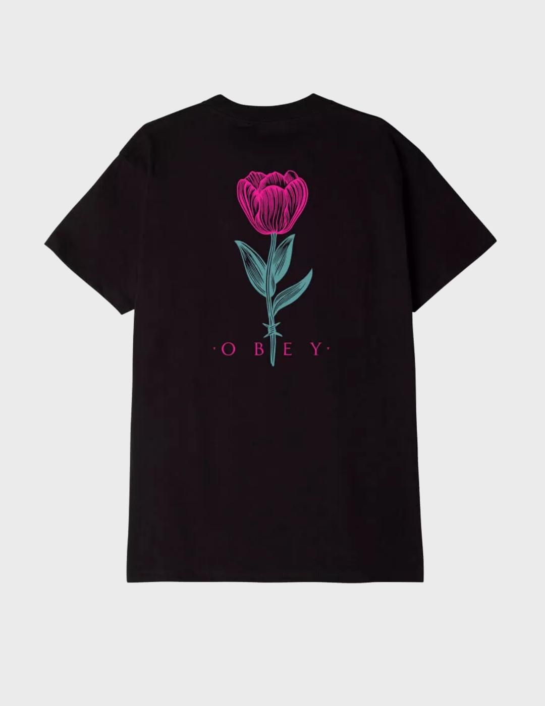 Camiseta Obey Barbwire Flower