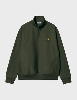 Sudadera Carhartt WIP Half Zip American Script Plt