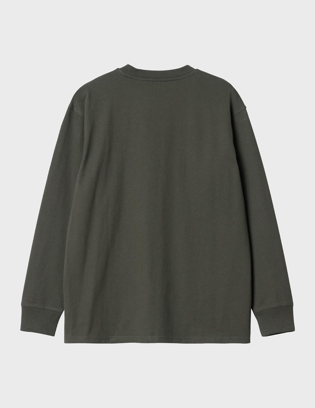 Camiseta Carhartt L/S American Script T-SHIRT